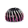 Hair Headwear Rhinestone Hair Fold Wrap Crystal Hair Bun Maker Bird Nest Hair Claw Ponytail Clamps