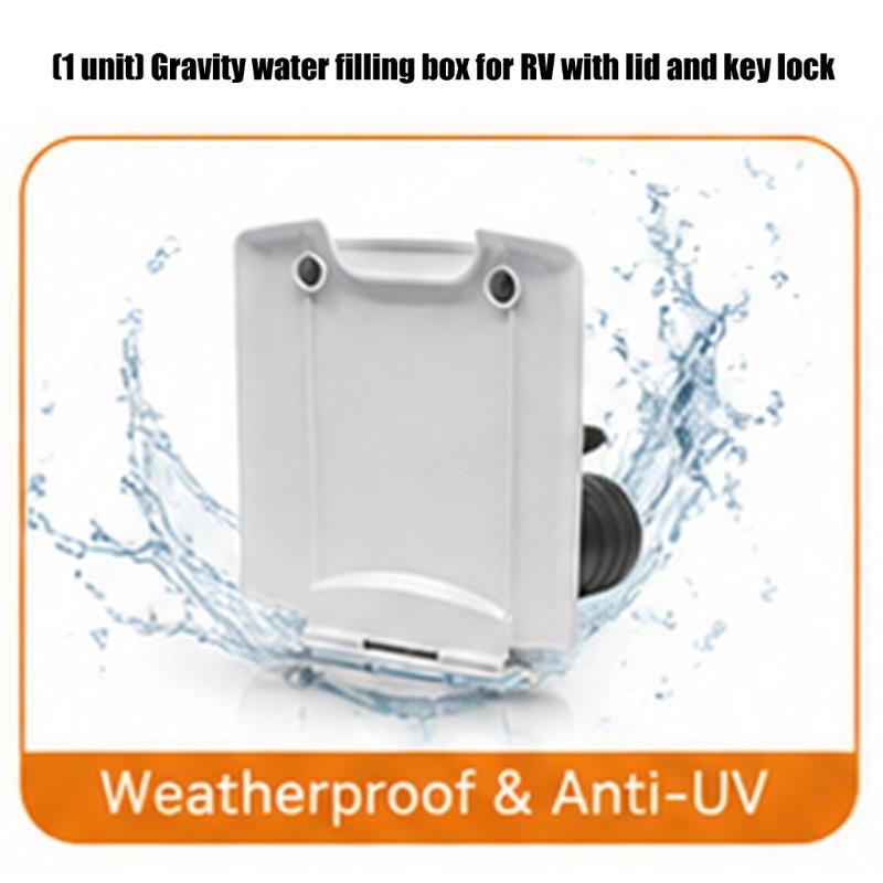 31BC Vehicle Mounted Water Connection Port With Wide Fill Opening And Lockable Cover