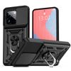 KEYSION Shockproof Armor Case for Realme GT 7 Pro Slide Camera Lens Protection Ring Stand Phone Cover for OPPO Realme GT 7 7T 5G