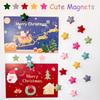Resin Star Shape 2Pcs Refrigerator Magnet Decoration Kitchen Office Whiteboard Cabinet Colorful Cute Home Decorative