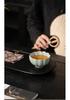 Ru Kiln Sky Blue Crackle Ceramic Tea Cup - Single Tea Tasting Bowl with High-End Gift Packaging