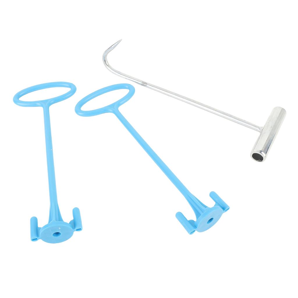 Pool Skimmer Korb Griff Haken Set Schwimmbad Korb Hebehaken Pool Reinigungszubehör