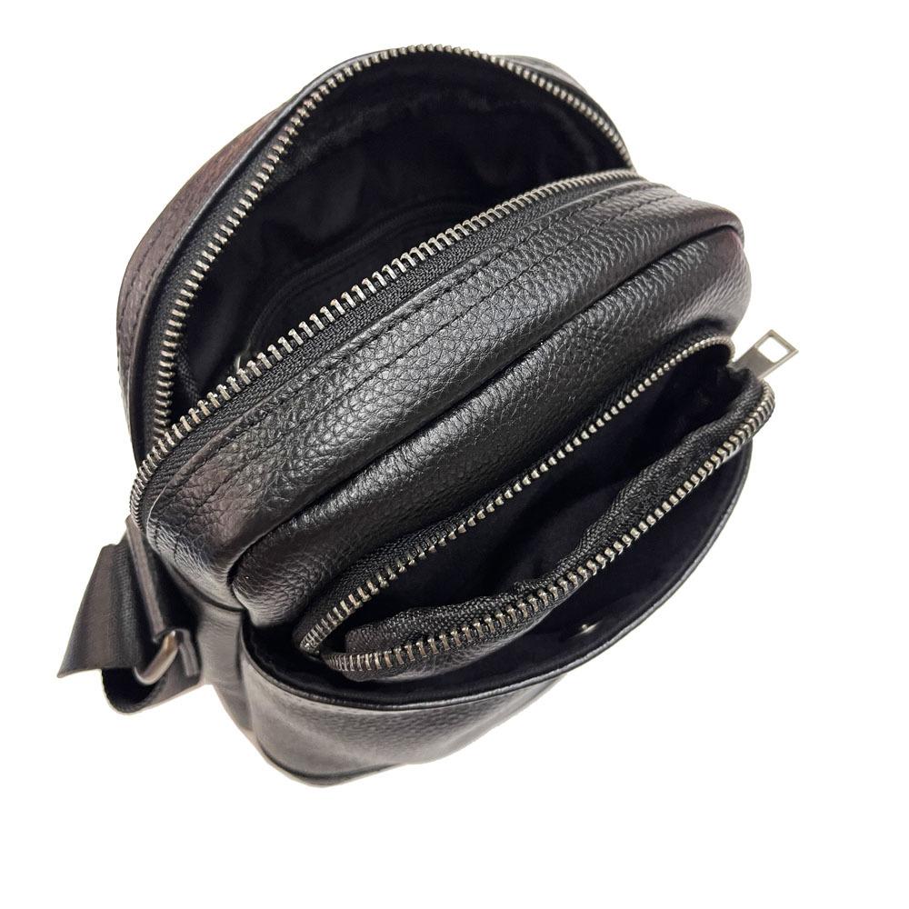 All-Leather Men'S Shoulder Bag Vertical Leather Men'S Bag First Layer Cowhide Messenger Bag Business Trend Casual Bag