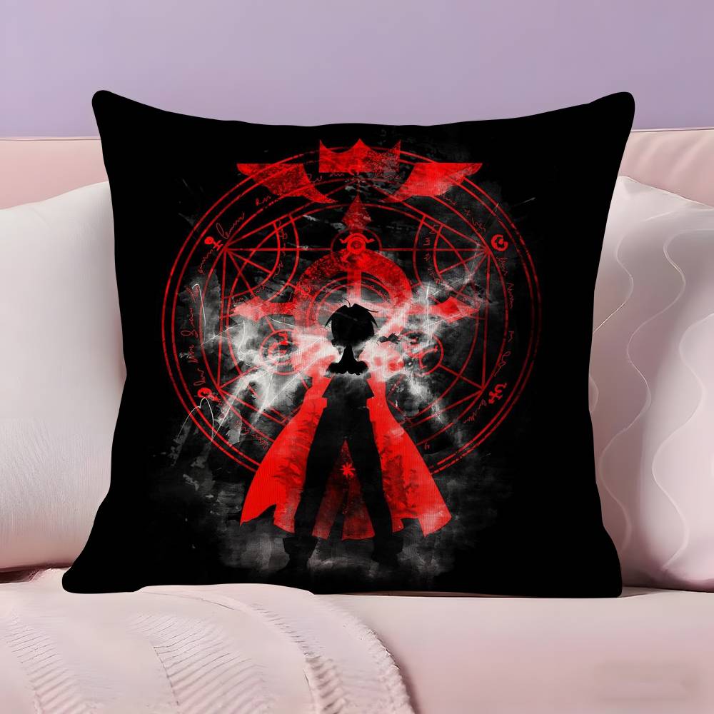 F-Fullmetal A-Alchemist Pillow Case  Ultra Soft Skin Friendly Fabric Cloud Like Comfort & Concealed Zipper