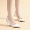 2025 New Pointed Toe Pumps Patent Leather Dress Women Shoes  High Heels Boat Shoes Shadow Wedding  Shoes for Wedding