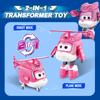 Super Wings S8 NOU Dizzy 5 Inch Transformabil Transformare de la Avion la Robot în 10 Pași Figurine de Acțiune cu Deformare Jucării pentru Copii