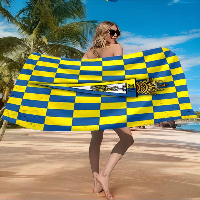 Cadiz Cf Badge Design Beach Towel Microfiber Beach Towel, Lightweight and Quick-Dry, for Summer Travel, Swimming Pool Fan Birthday Gift