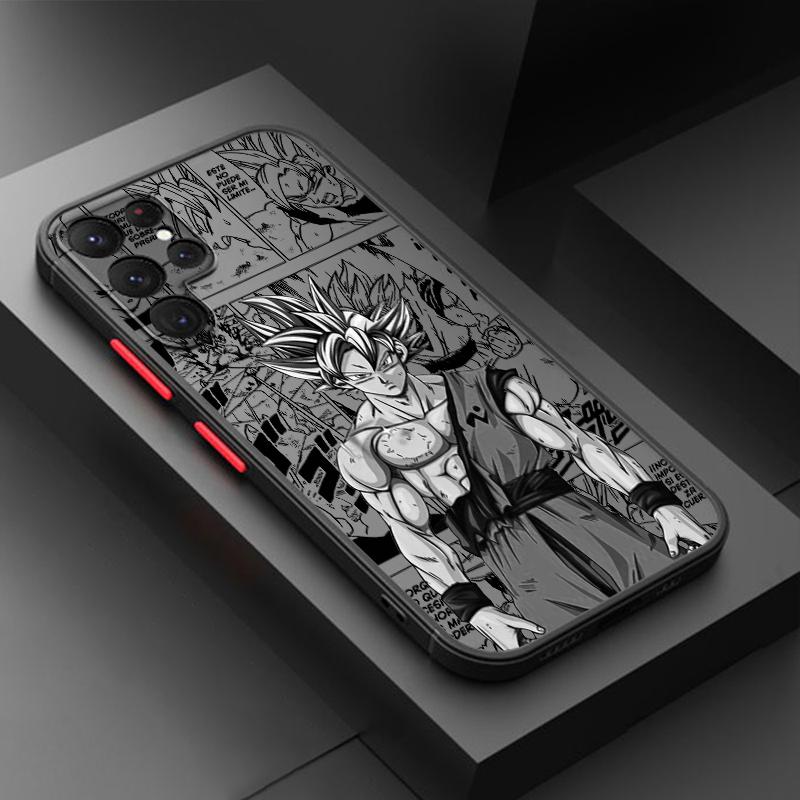 

D-Dragon Balls Comics Gokus Samsung A73 A72 A54 A53 A52S A34 A32 A33 A24 A23 A22S A02 Lite Матовый полупрозрачный чехол для телефона Samsung A33 5G