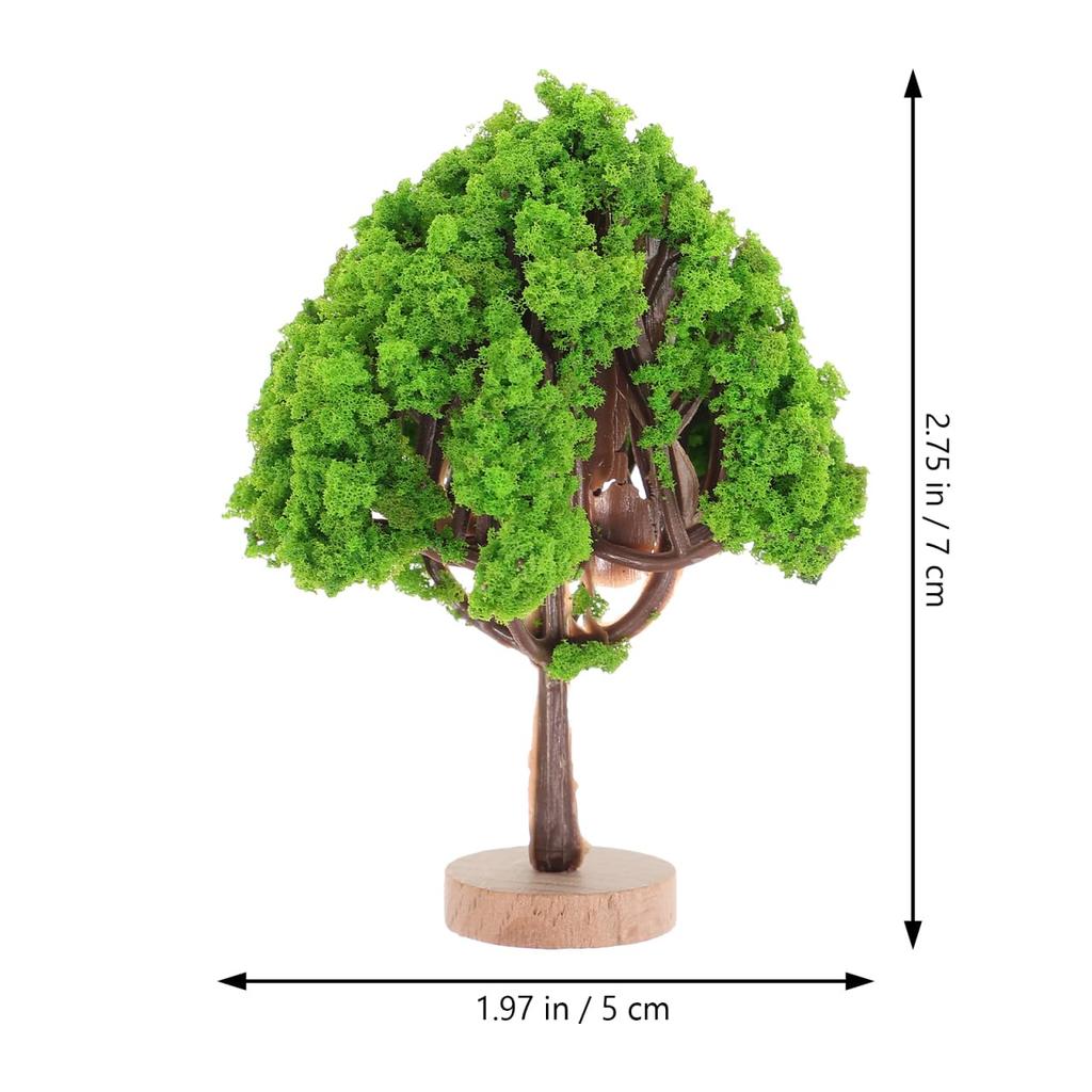 NOLITOY Miniature Tree Models - Street Trees, Landscape Trees, Diorama Trees, Garden Trees, Sand Table, Home Decoration, Miniature Garden Ornament -