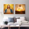 Gott Leinwand Malerei Christentum Jesus Poster und Drucke Moderne Wand Kunst Bilder für Schlafzimmer Wohnzimmer Hause Dekoration Geschenke