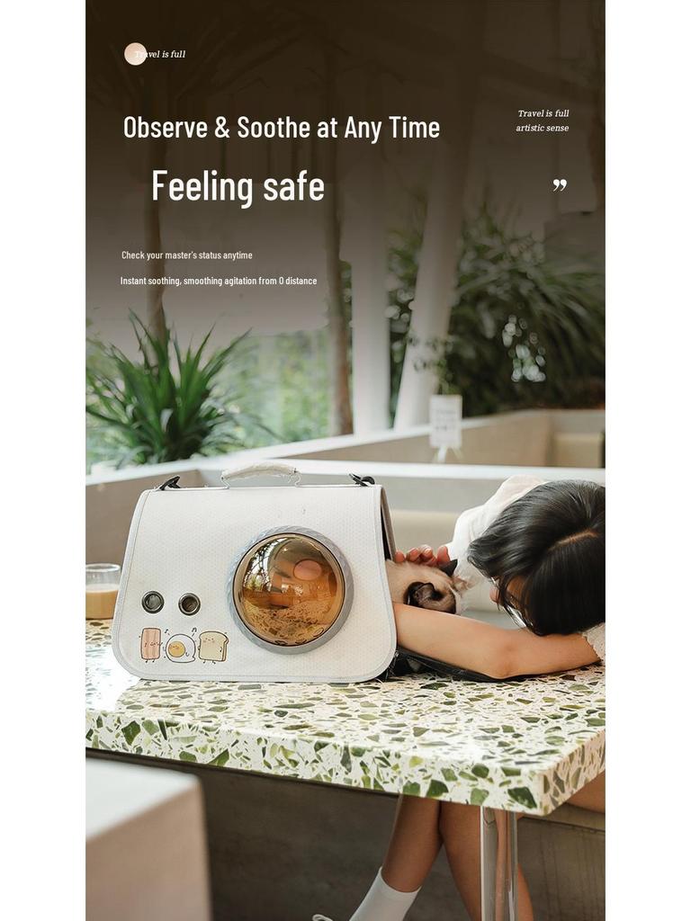 Transparent Crossbody Cat Carrier Handbag