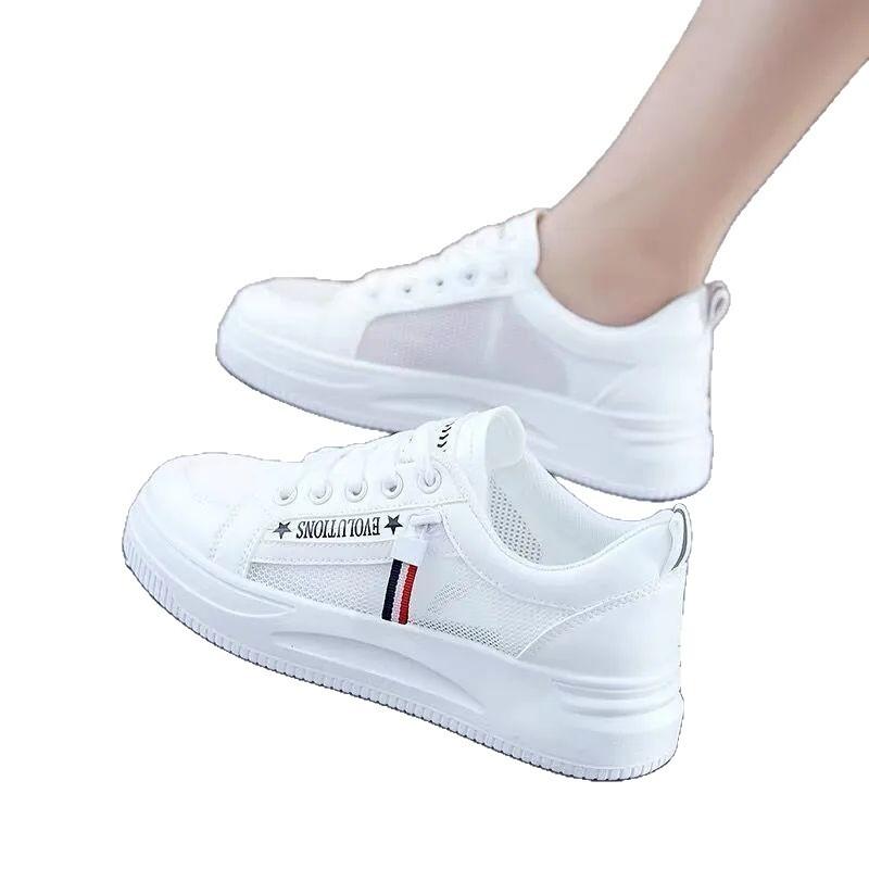 Student sports and leisure little white women's shoes spring and autumn shoes board shoes