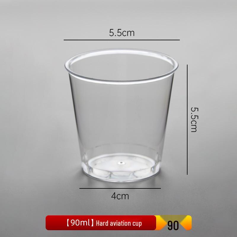 Disposable Thickened Transparent Kung Fu Tea Cup - Anti-scalding, Food-grade, Small Baijiu Tasting Cup