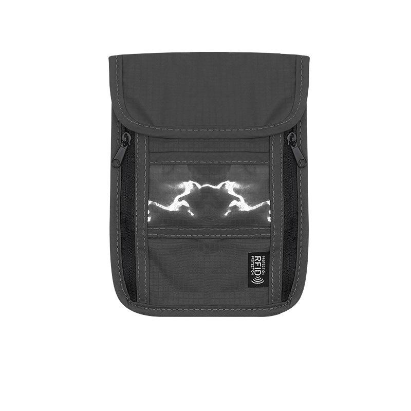 RFID Blocking Anti-Theft Lanyard Bag for Keys & Passport