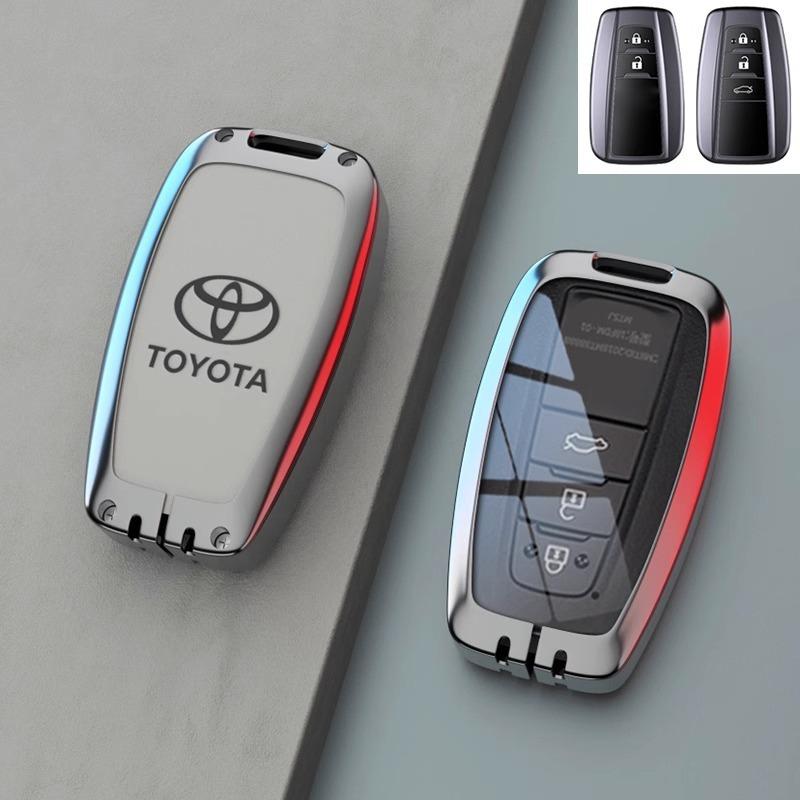 

2026 Hot For Toyota Hub Caps Newly Car Remote Key Case Cover Protective Shell Accessories For Toyota GR Prius Camry Corolla CHR