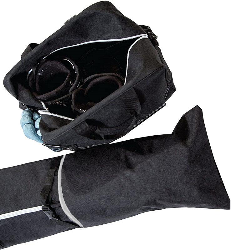 Waterproof Ski & Snowboard Bag Combo with Backpack and Boot Storage