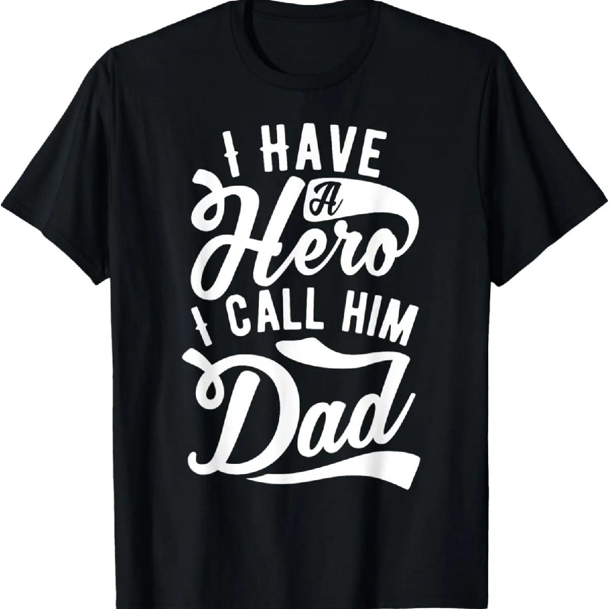 

Father Funny - I Have A Hero I Call Him Dad T-Shirt XXXXXL чорний