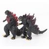 10 stk/sett Anime Godzilla King Ghidorah Mothra Rodan Burning Gojira PVC Modell Dukke Samling Dekor Statue Gaver Barn Hobby Leketøy