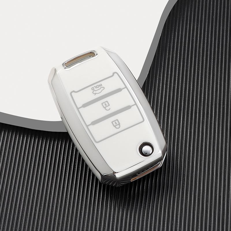 Fashion Tpu Car Flip Key Case Cover Shell For Kia Rio 3 Ceed Cerato K2 K3 K4 Sportage Picanto Optima Sorento Forte Stinger