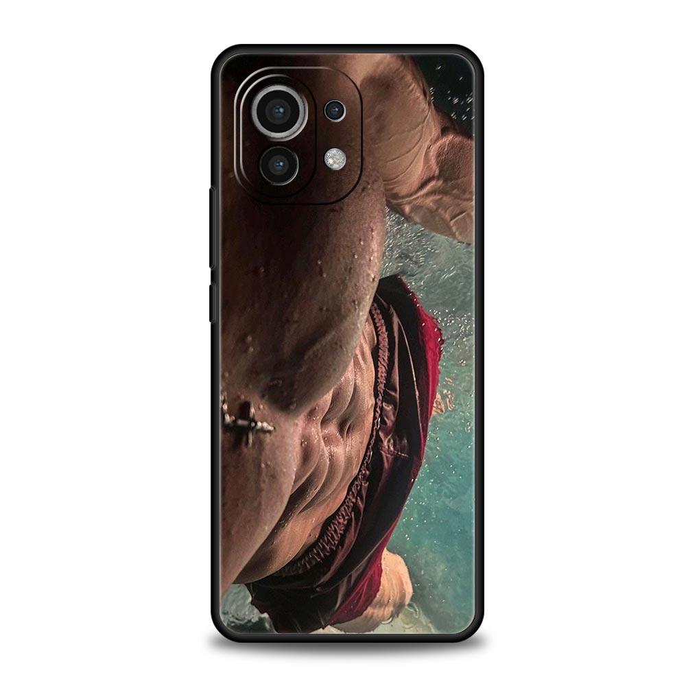 Phone Case Cover for Xiaomi Mi 17 15 14 13 12 11 Ultra 15T 14T 13T 12T 11T Pro Lite 5G Soft TPU Capas Sexy Muscle Man Fundas Bag