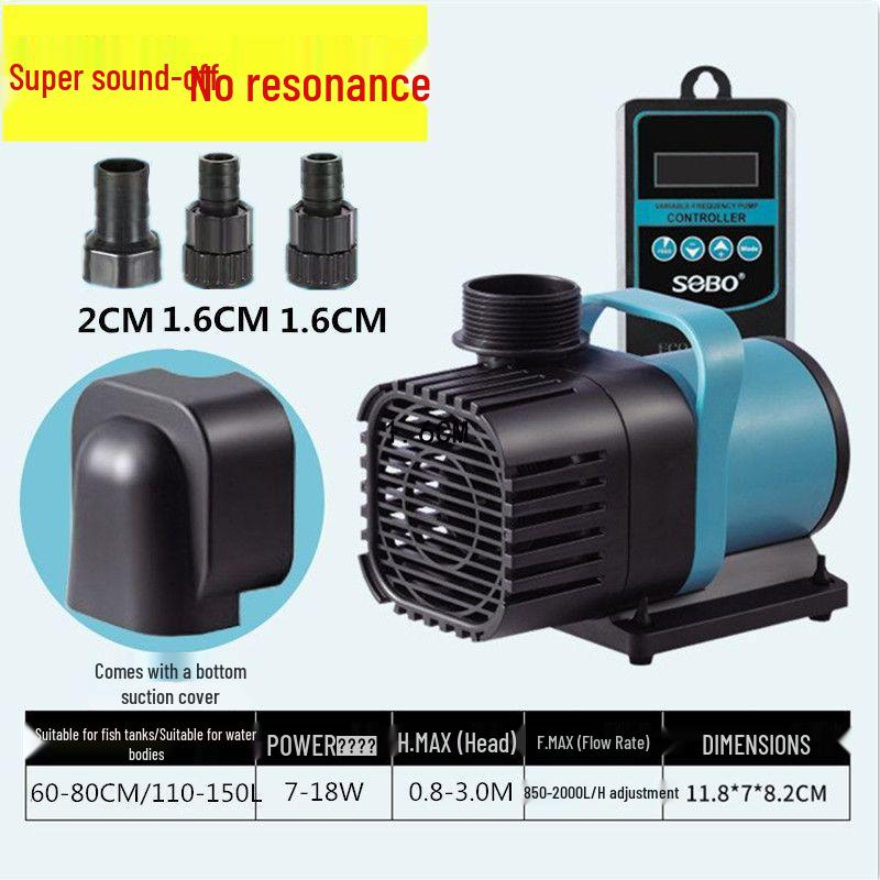 Сверхтихий амфибийный погружной насос Songbao для аквариумов и прудов