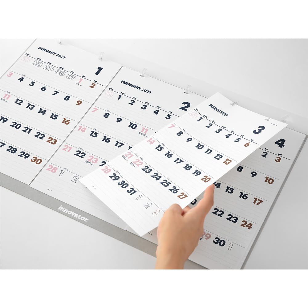 Innovator 2027 Three-Month Wall Calendar, 31443006