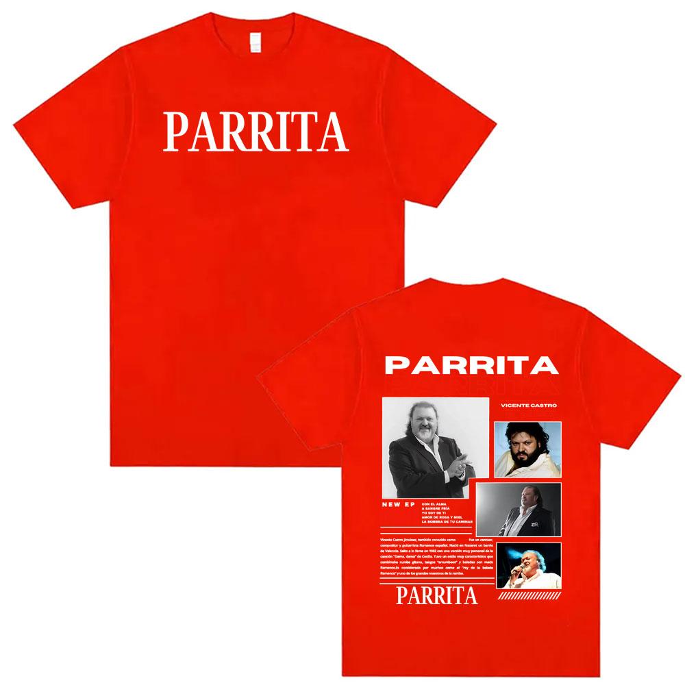 Limited Parrita Music Album Tour Graphic T-shirt Men Women Summer Classic Oversized T-shirts Fashion Vintage T Shirts