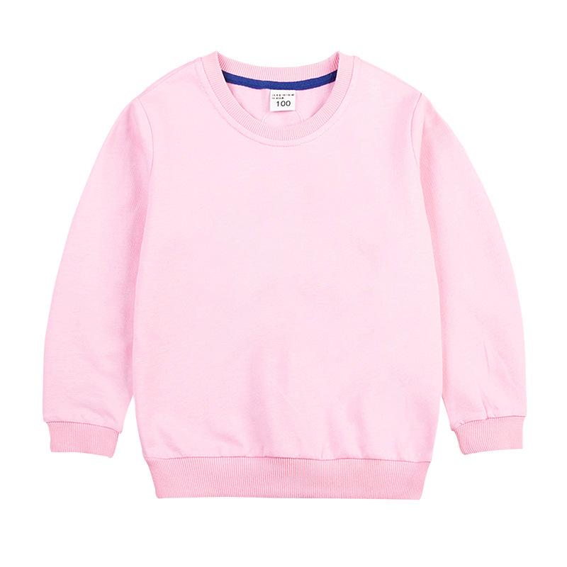Children's Round Neck Long Sleeve Sweatshirt - Autumn/Winter Styles for Custom Pattern Designs