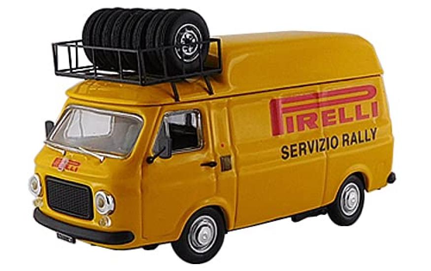 

Rio Scale Fiat 238 High Roof Pirelli Rally Service Car 1973 Finished Model RIO4659 1/43