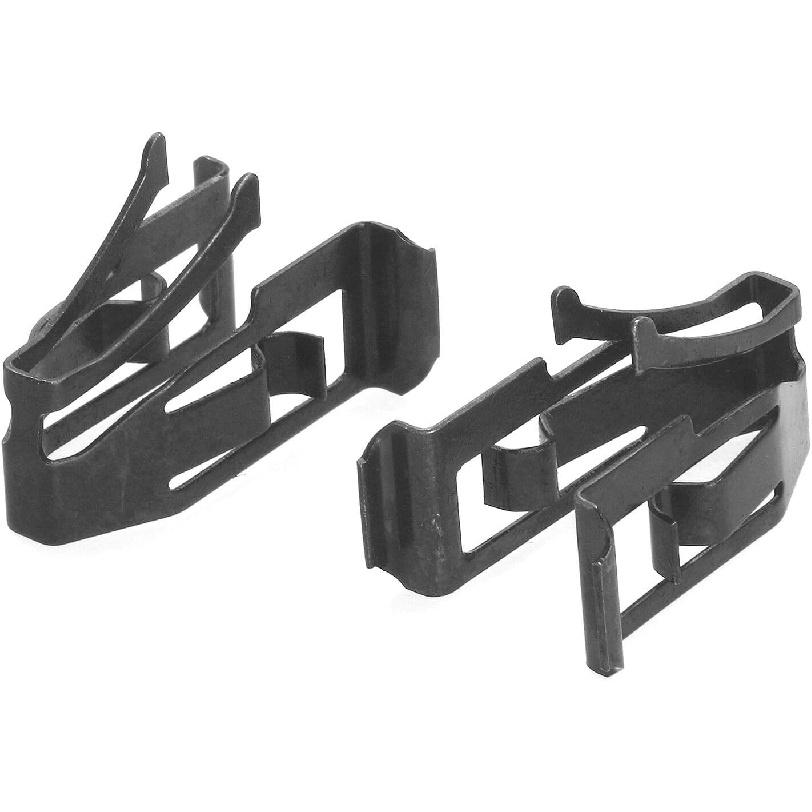 Sun Visor Clip Retainer Bracket Interior Right and Left Roof Sun Shield Fixed Iron Buckle Hasp Kit for Toyota Crown Reiz Prado RAV4 Camry (2PCS)