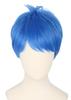 Topcosplay Anime Cosplay Short Kanashimi Cosplay Perfect for School and with Net Wig, Green, Semi-Long, Costume, Festivals, Year-End Parties,