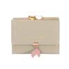 Simple flannel new small wallet short women's change bag card bag integrated wallet student girl