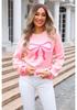 2026 Spring Women's Fashion: European & American Bow Sweater - Bestseller Plus-Size Knitwear