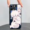 Black Soft Phone Case For Iphone 11 13 Pro 14 Pro Max Se 12 Mini Xs X 8 Plus 7 6s Xr 13pro 11 Pro Coque Jujutsu Kaisen Cover