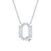 Fashion Luxury Letter Necklace Fade-resistant Moissanite Clavicle Chain Womens Daily Wear