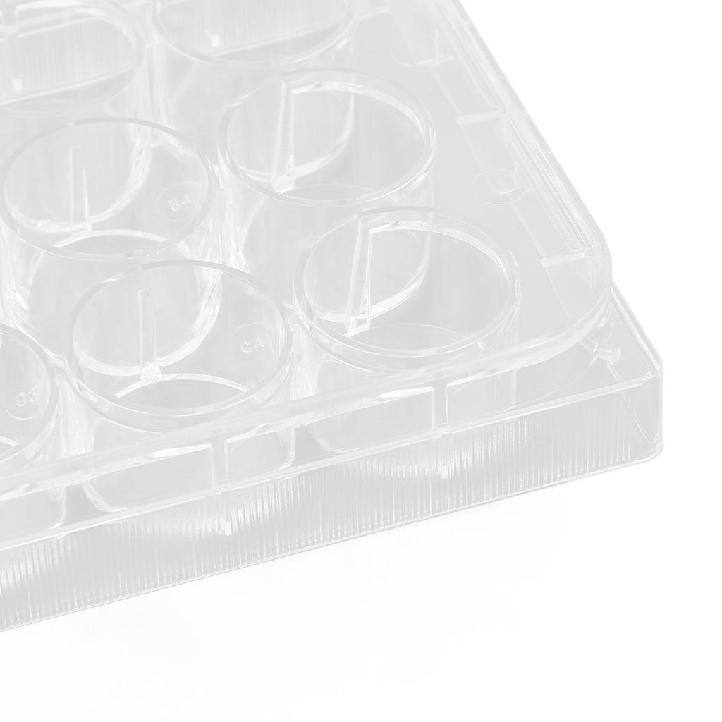 10 Durable Tissue Culture Plates (12 Wells) Widely Used for Laboratory Use, with Lids