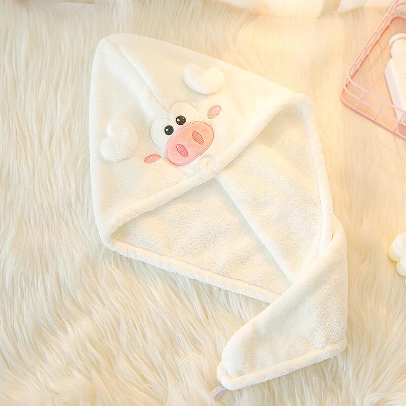 Fumede Быстросохнущее полотенце-тюрбан для волос из кораллового флиса