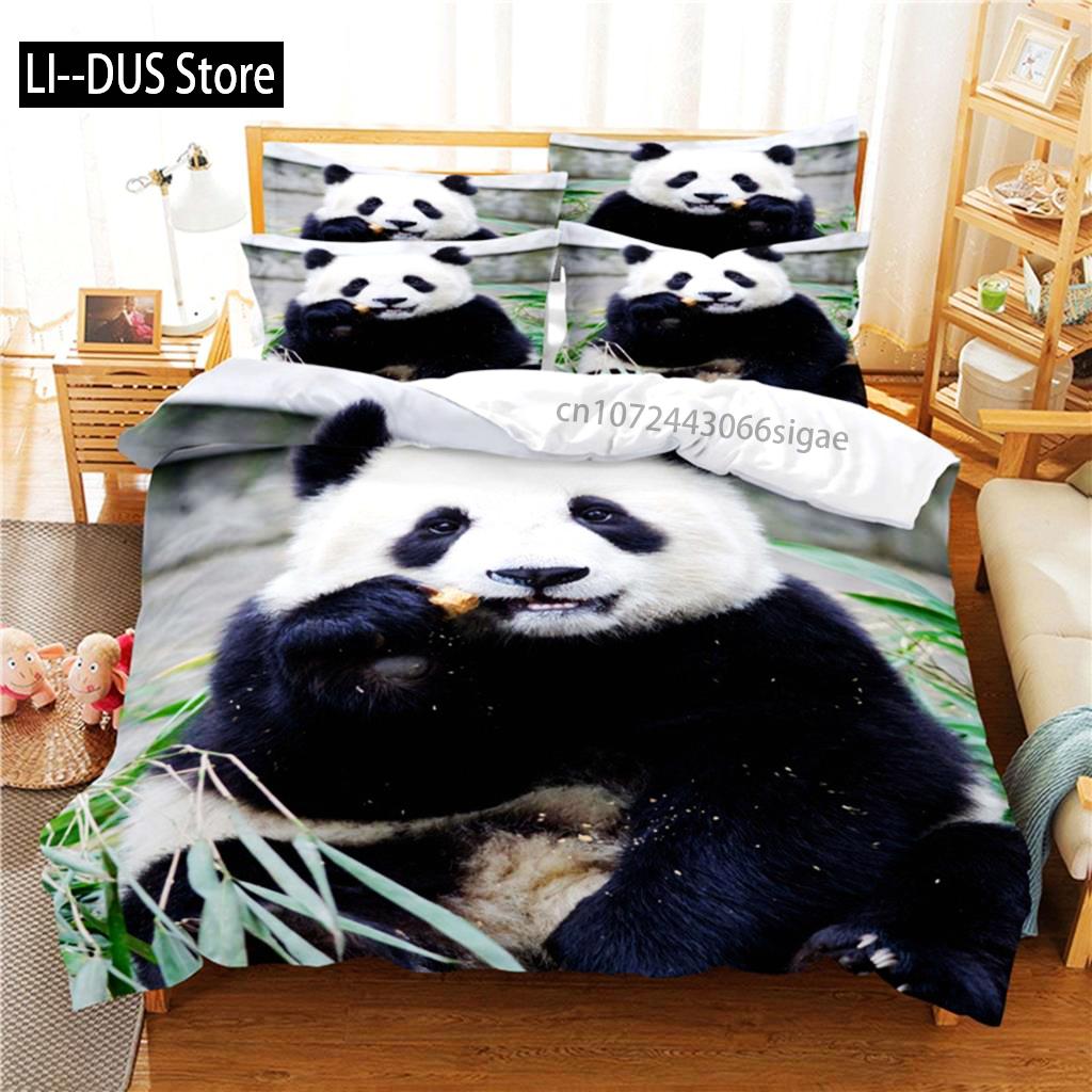 National Treasure Panda Bedding Set Duvet Cover Set 3d Bedding Digital Printing Queen Size Bedding Set Fashion Design