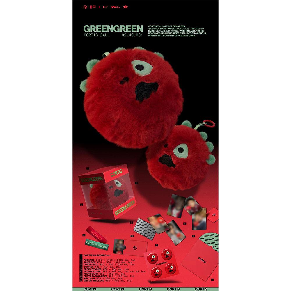 [Vorbestellung] CORTIS Das 2. EP-Album - GREENGREEN (CORTIS Ball ver.)
