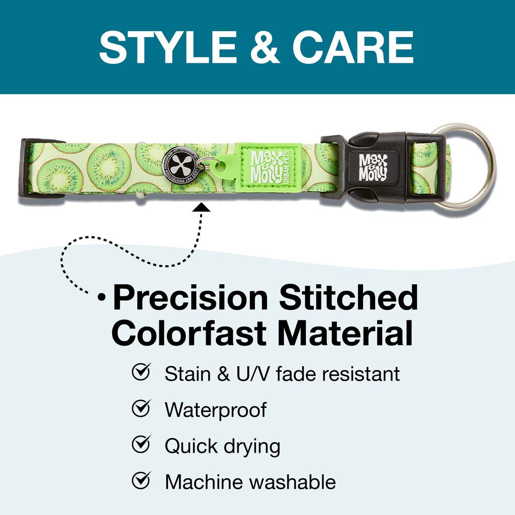 ROOKCRAN Max Molly Medium Collar with Kiwi Stylish and Cute for 115858 & Design, Training, Pets,