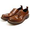 Business Men Leather Shoes Cow Leather Men Dress Shoes Handmade Men Formal Dress High Quality Retro Oxford Shoes Wear-resistant