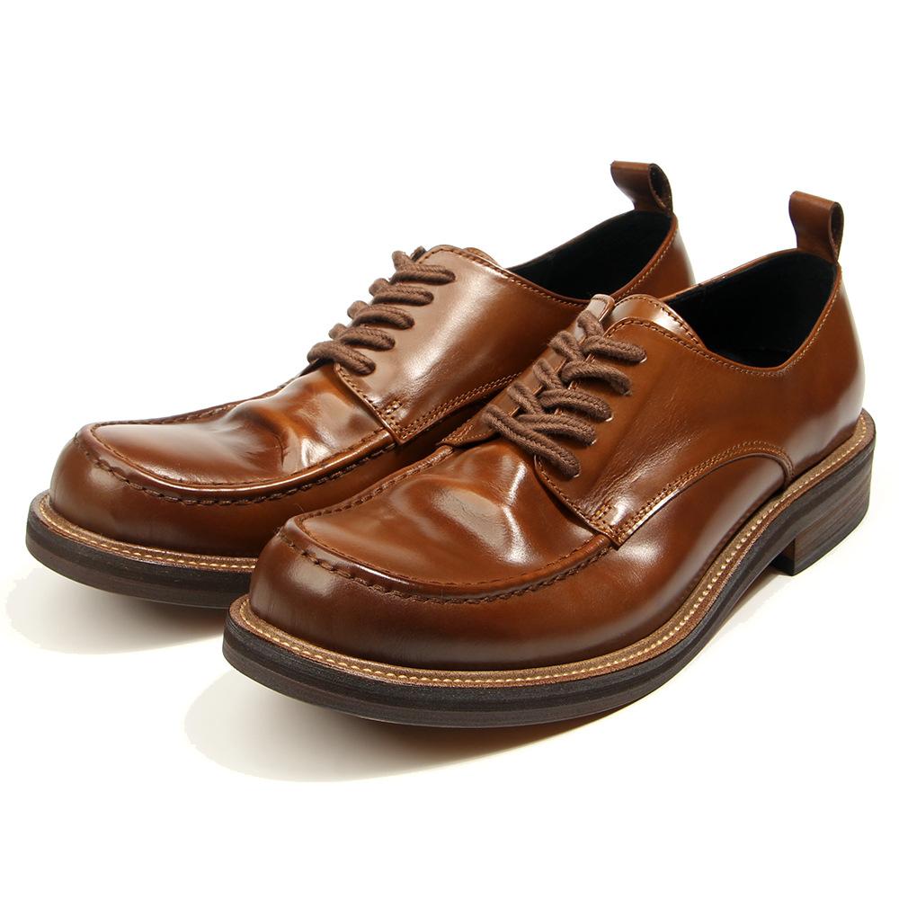 Business Men Leather Shoes Cow Leather Men Dress Shoes Handmade Men Formal Dress High Quality Retro Oxford Shoes Wear-resistant