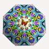1pc Butterfly Mandala Automatic Umbrella - Automatic Opening And Closing, Sturdy Iron Frame, Formal Occasions Yy251018124