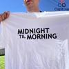 HOT! Midnight Til Morning White Cotton Shirt Full Size S-5XL Unisex HRL941