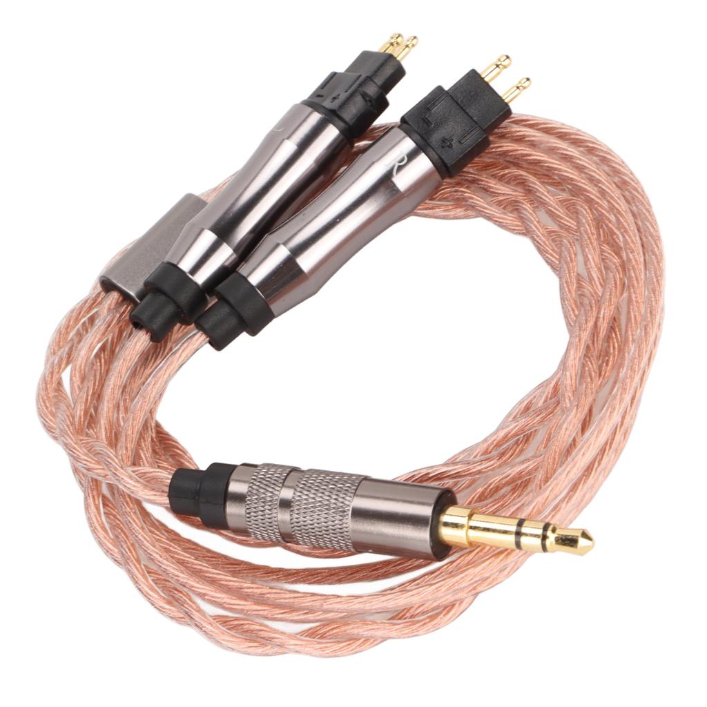 For Sennheiser Headphone Cable Headphone Cord with 3.5mm Gold Plated Straight Plug for HD414 HD650 HD600 HD580 HD565