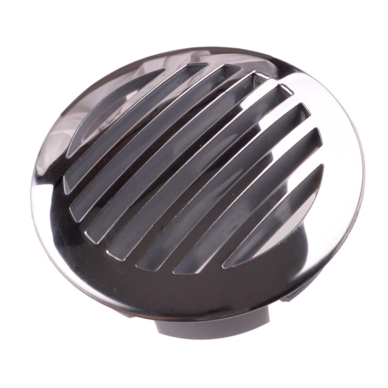 2Pcs/Set 3.5" Chrome Round Air Flow Vent 316 Stainless Steel 81932SS-HP fit for RV Camper Boat Yacht Sailingboat Marine