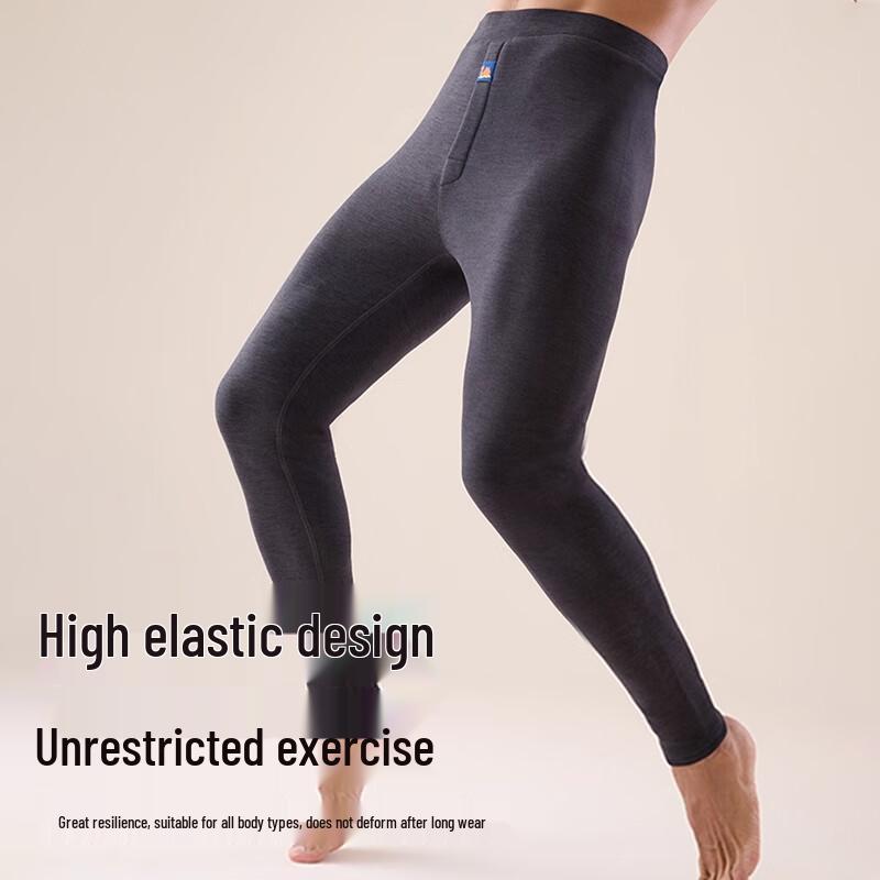 Men's Lamb Wool Lined Thermal Winter Pants