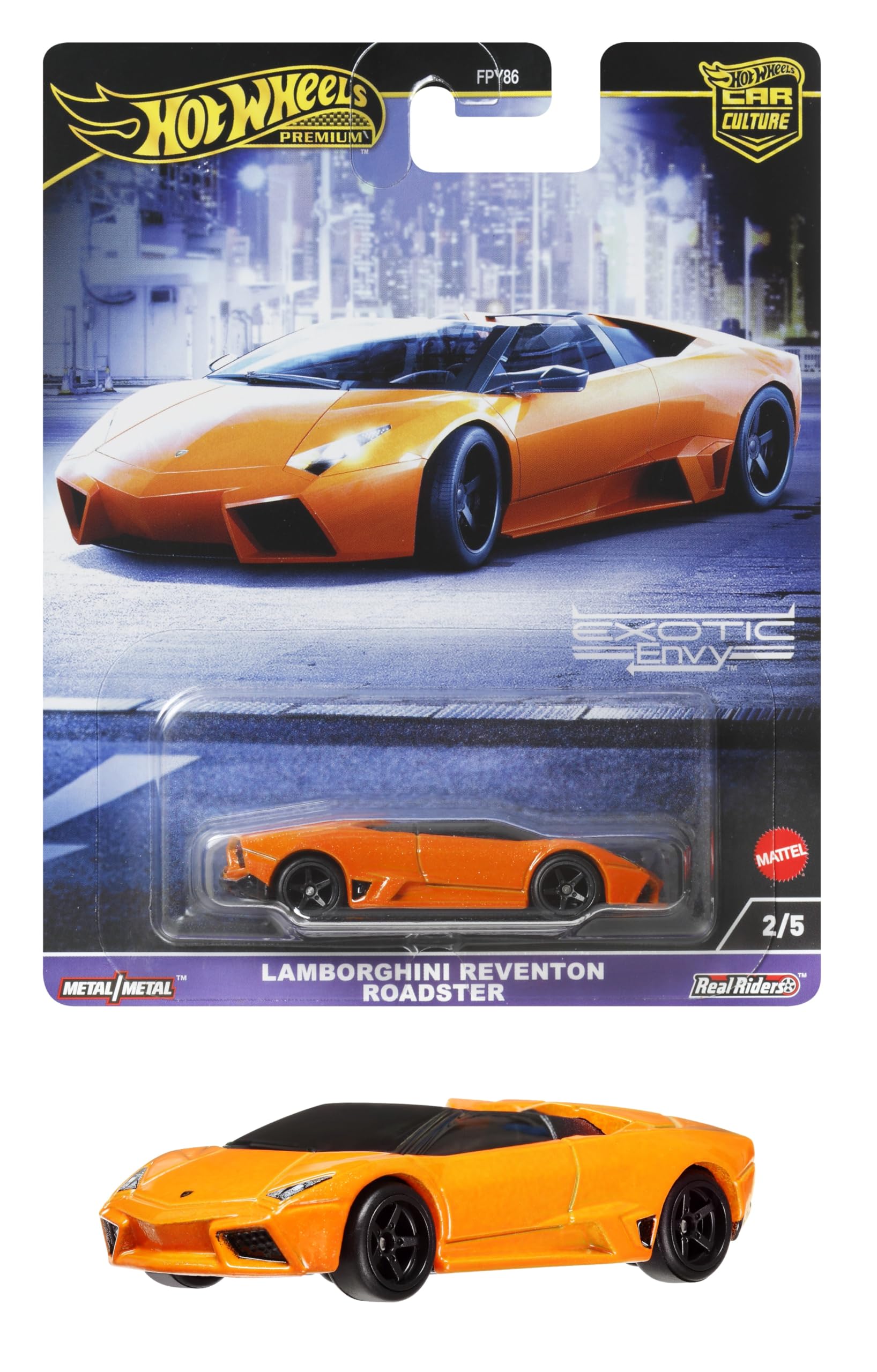 

Hot Wheels Car Culture Exotic Envy Lamborghini Reventon Roadster [Diecast Car] [Ages 3 and Up] HKC76