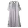 Johnature Women Vintage Stand Dresses Half Sleeve Jacquard Chinese Style Spring Summer A-Line Dress