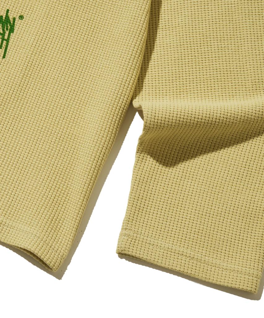 BROWNBREATH Decay Waffle Longsleeve - Mustard
